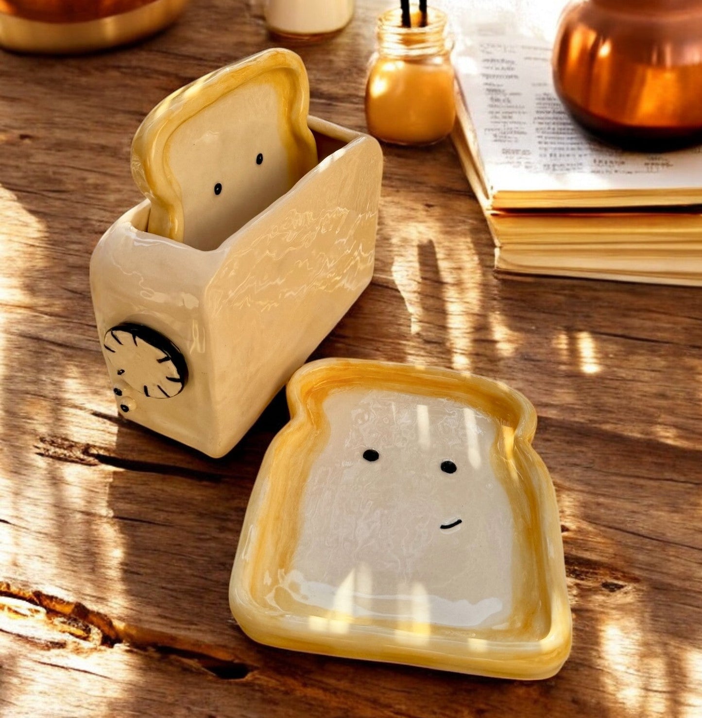 Tost Makinesi ve Ekmekler 3’lü Set