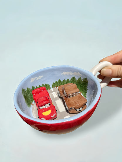 Mcqueen ve Mater Seramik Mug
