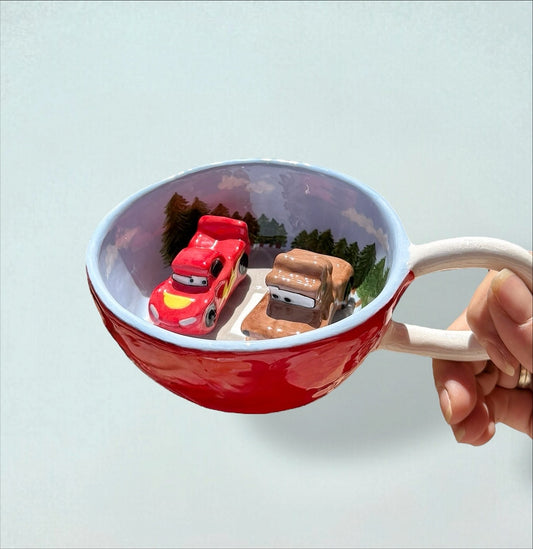 Mcqueen ve Mater Seramik Mug