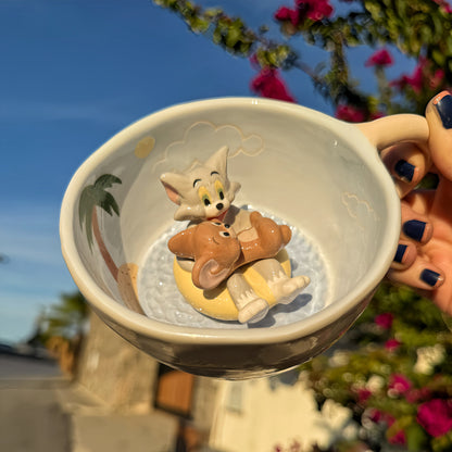 Lazy Beach Day Tom & Jerry Mug