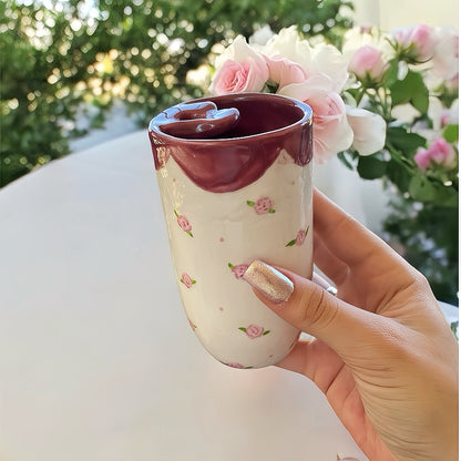 Sip Rose Mug (Cam Pipet Hediyeli💜)