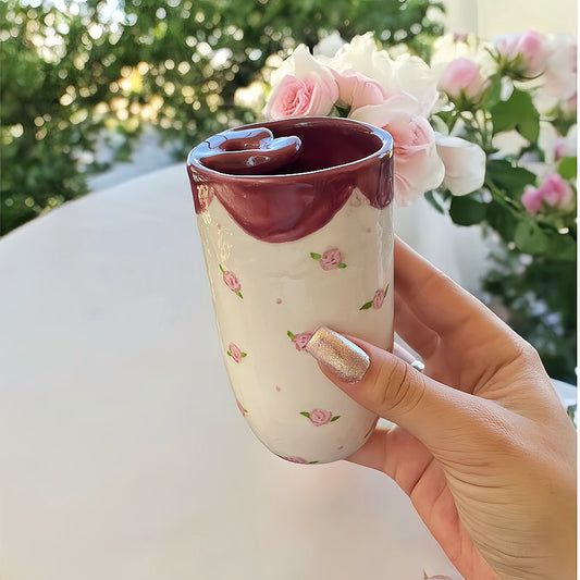 Sip Rose Mug (Cam Pipet Hediyeli💜)