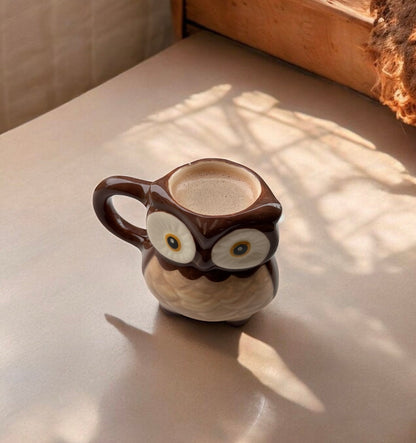 Baykuş Kahve Fincanı