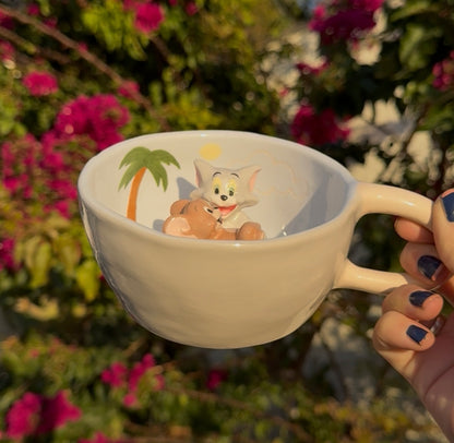 Lazy Beach Day Tom & Jerry Mug