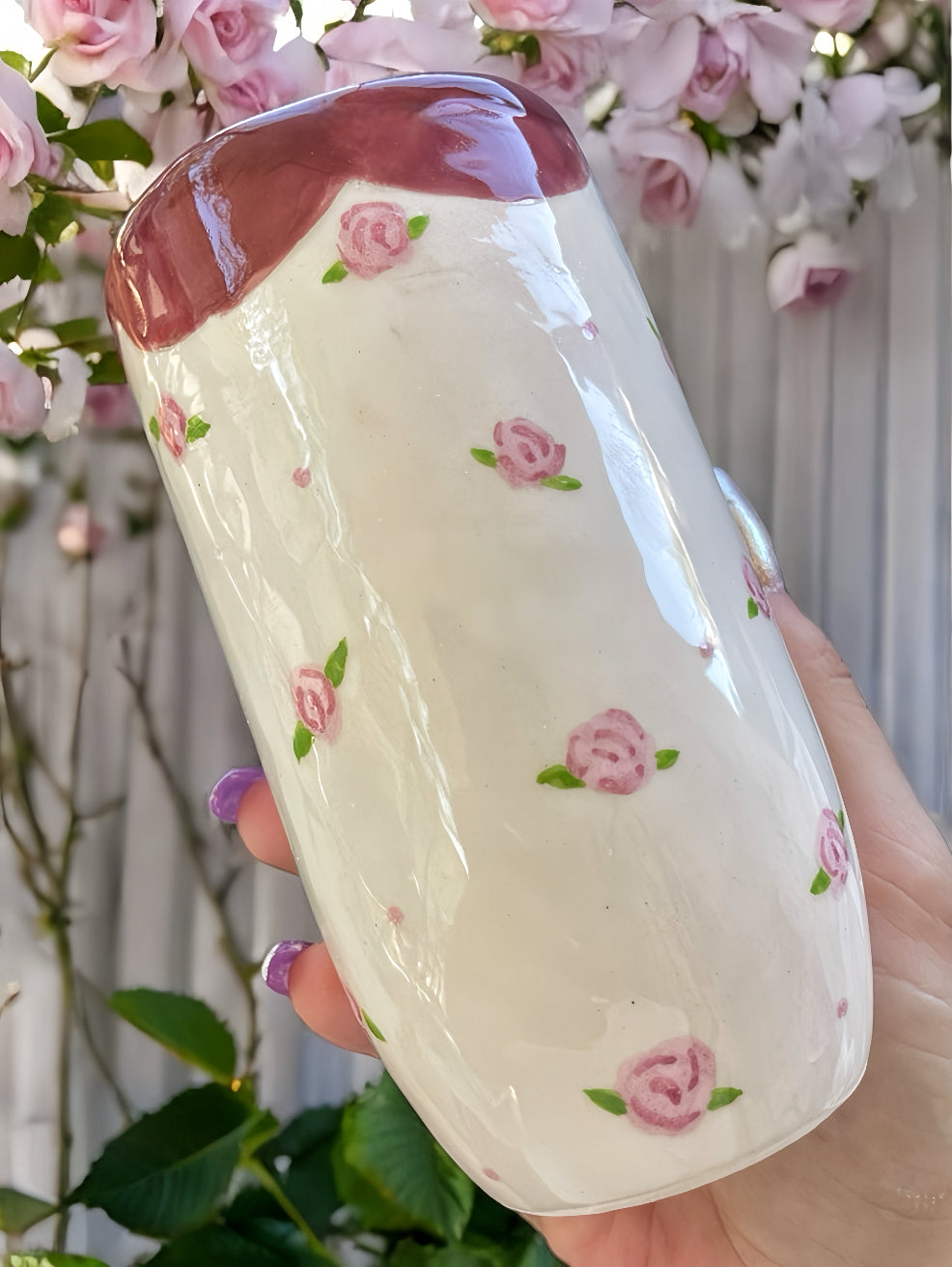 Sip Rose Mug (Cam Pipet Hediyeli💜)