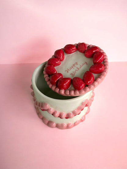 Strawberry Cake Takı Kutusu